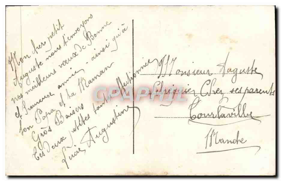 CPA Fantaisie Enfant — Rückseite