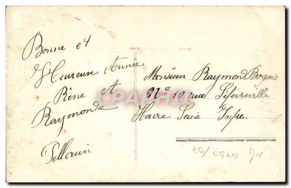 CPA Fantaisie Enfant — Rückseite