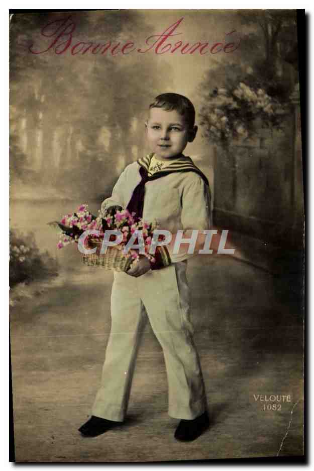 CPA Fantaisie Enfant Marin
