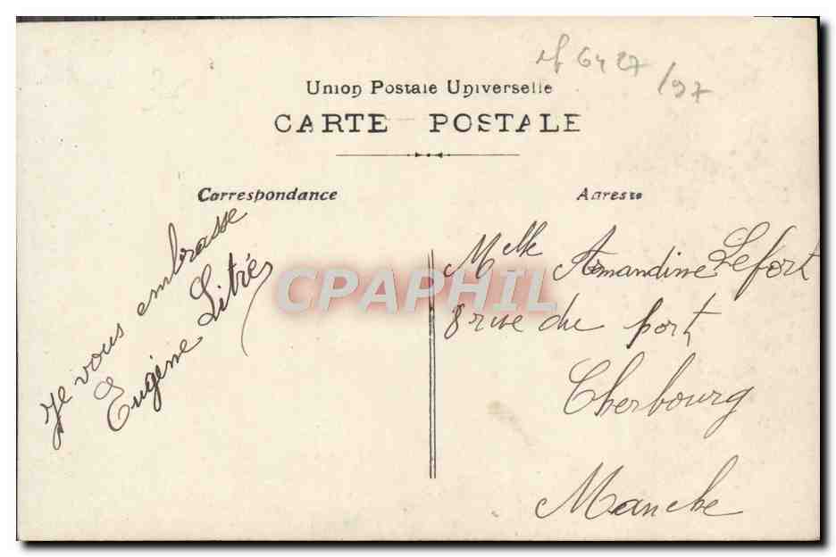 CPA Fantaisie Enfant Telephone — Verso