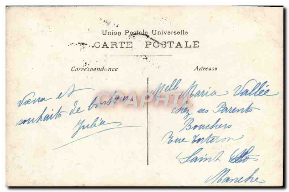 CPA Fantaisie Enfant — Verso