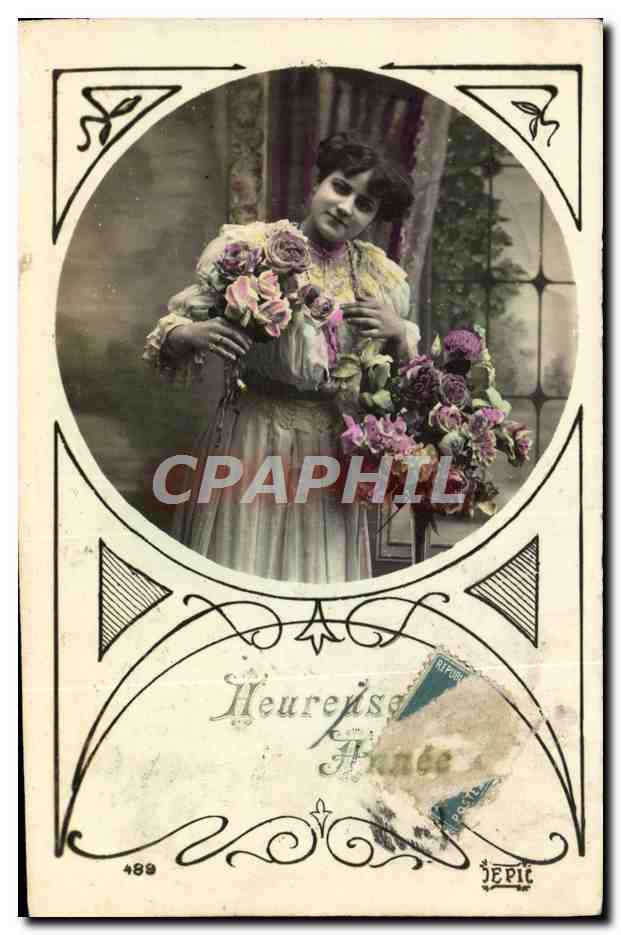 CPA Fantaisie Femme 