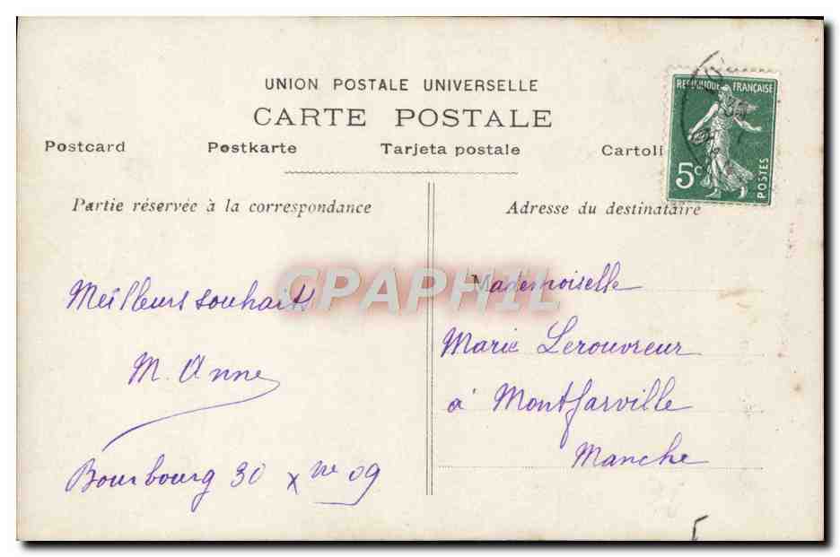CPA Fantaisie Enfant — Rückseite
