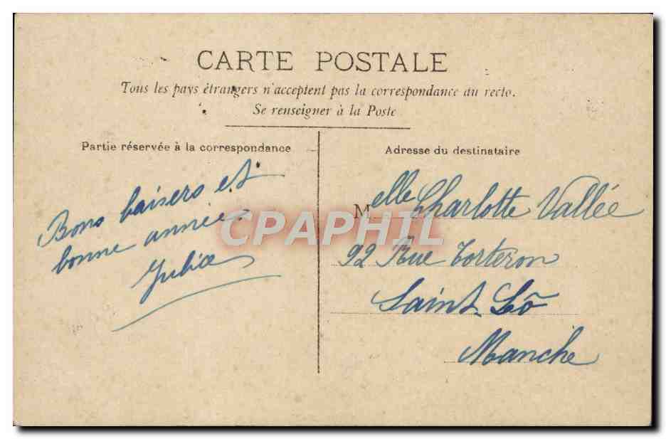 CPA Fantaisie Enfant — Rückseite
