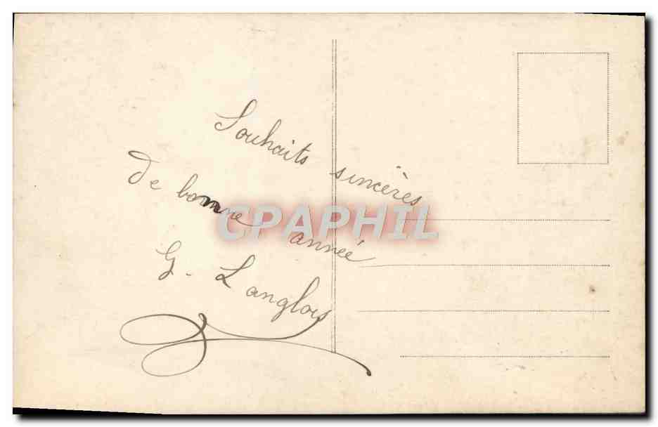 CPA Fantaisie Enfant — Rückseite