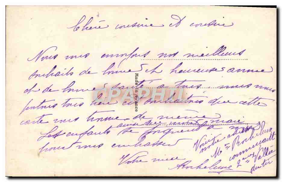 CPA Fantaisie Enfants Jumelles Jumeaux — Verso