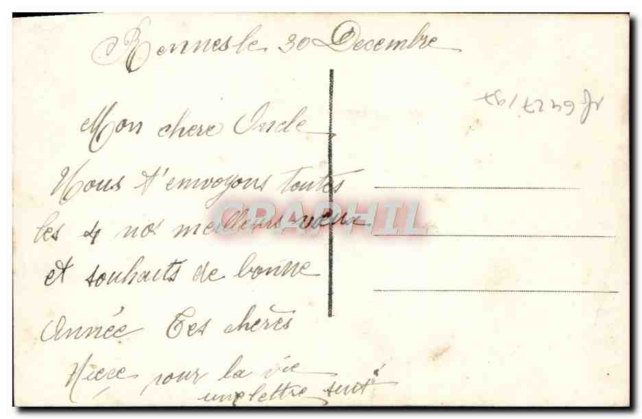 CPA Fantaisie Enfant — Verso