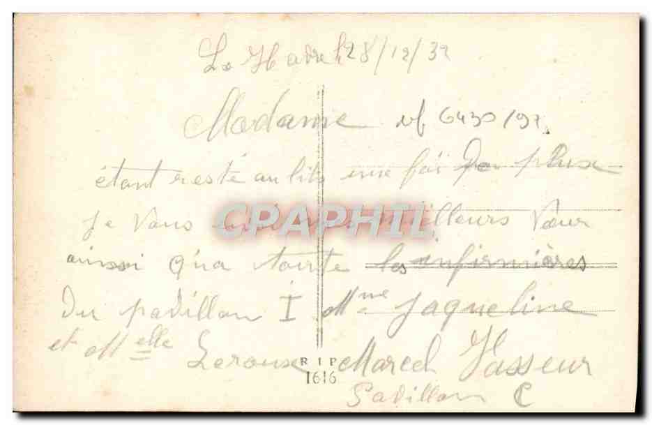 CPA Fantaisie Enfant — Rückseite