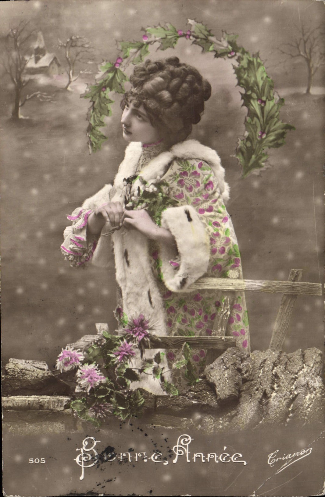 CPA Fantaisie Femme 