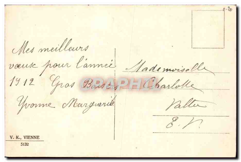 CPA Fantaisie Enfants Chien  — Verso