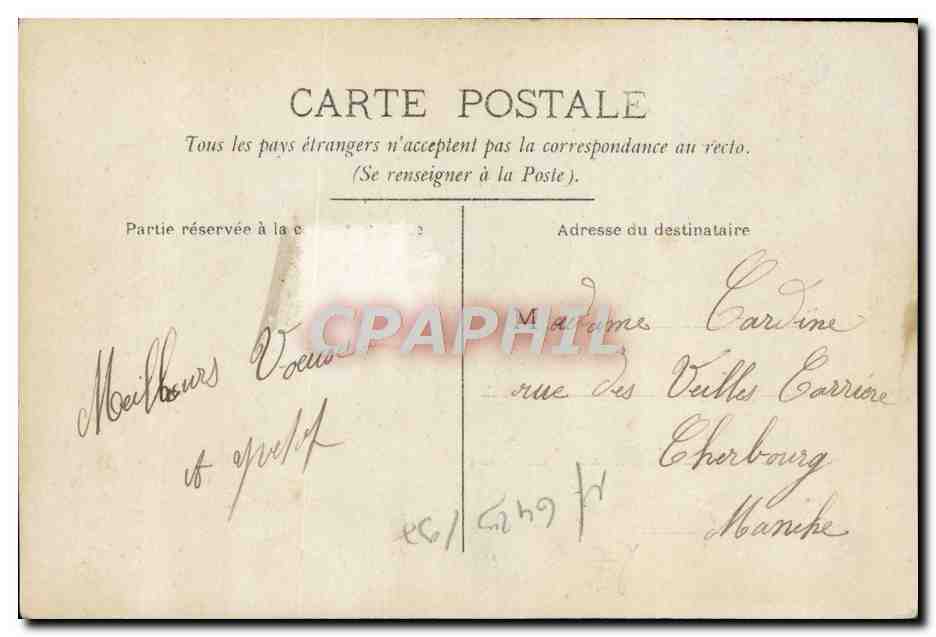 CPA Fantaisie Femme  — Verso