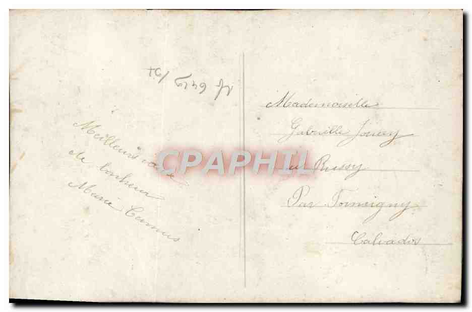 CPA Fantaisie Femme  — Rückseite