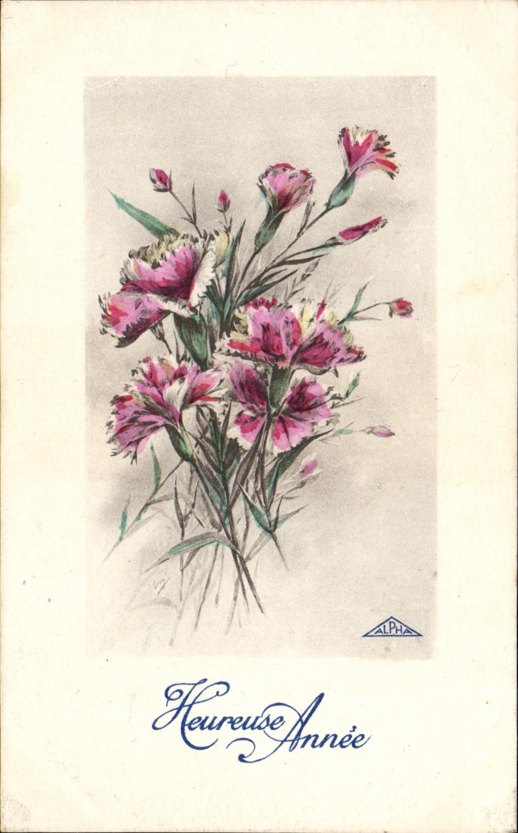 CPA Fantaisie Fleurs