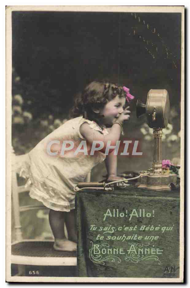 CPA Fantaisie Enfant Radio