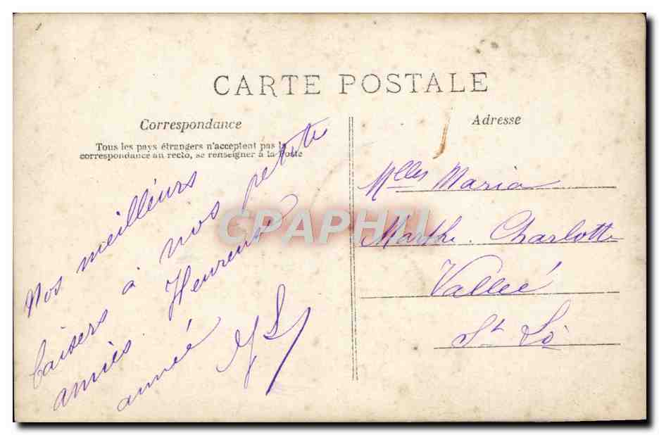 CPA Fantaisie Enfant Radio — Verso