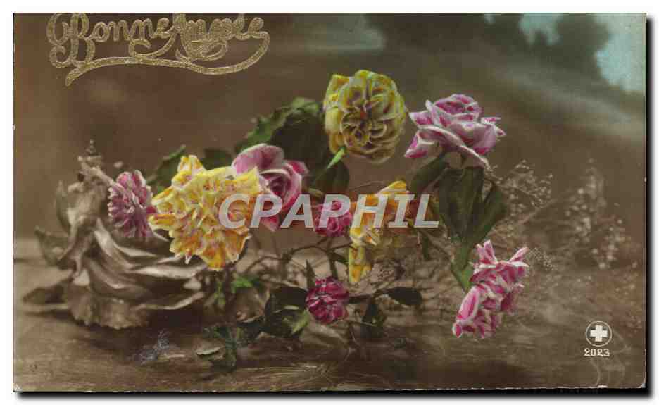 CPA Fantaisie Fleurs