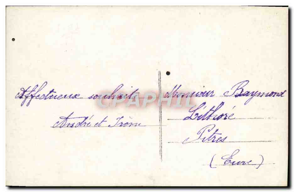 CPA Fantaisie Femme  — Rückseite