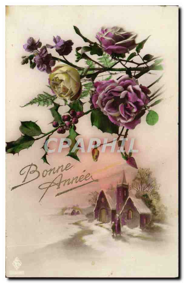 CPA Fantaisie Fleurs