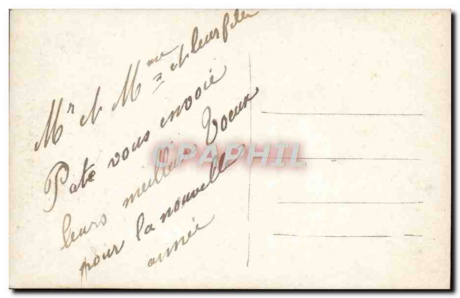 CPA Fantaisie Femme  — Verso