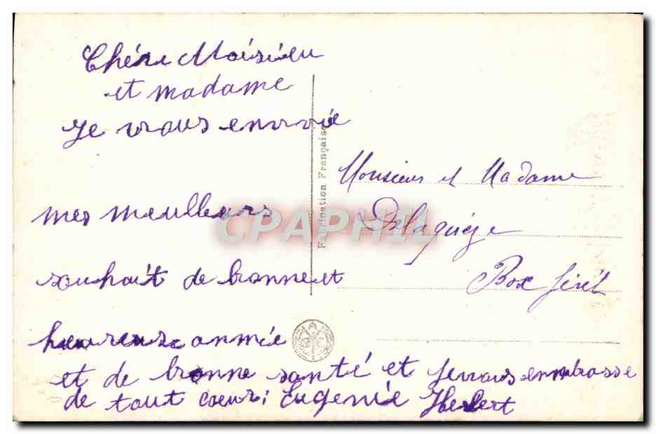 CPA Fantaisie Enfant — Rückseite