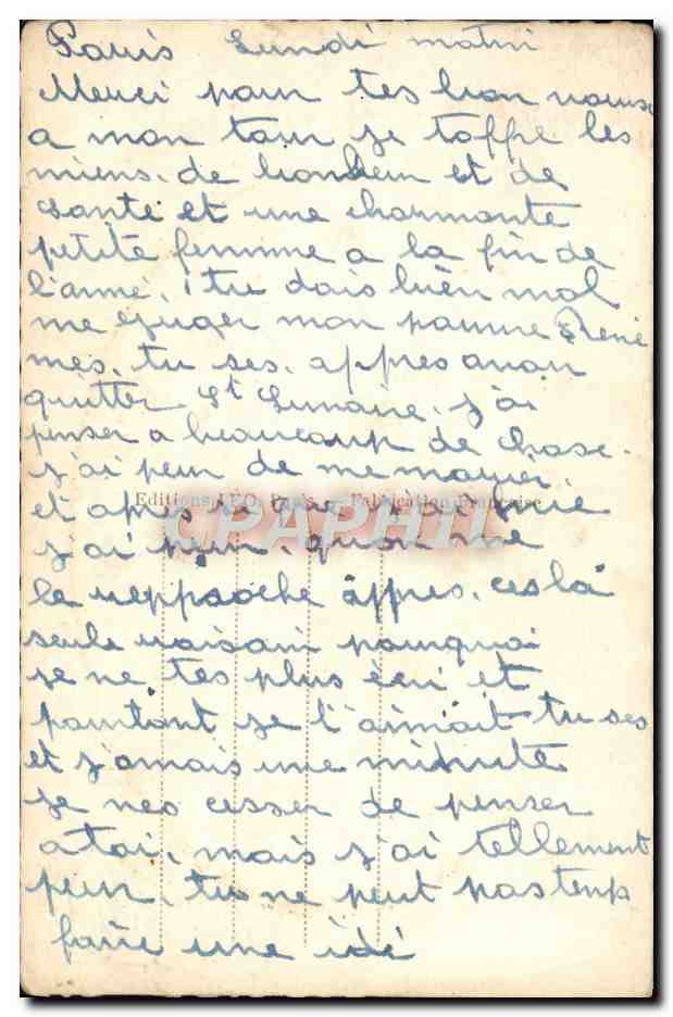 Femme en fourrure — scène hivernale — éditeur Leo, n° 5470 — Reverso