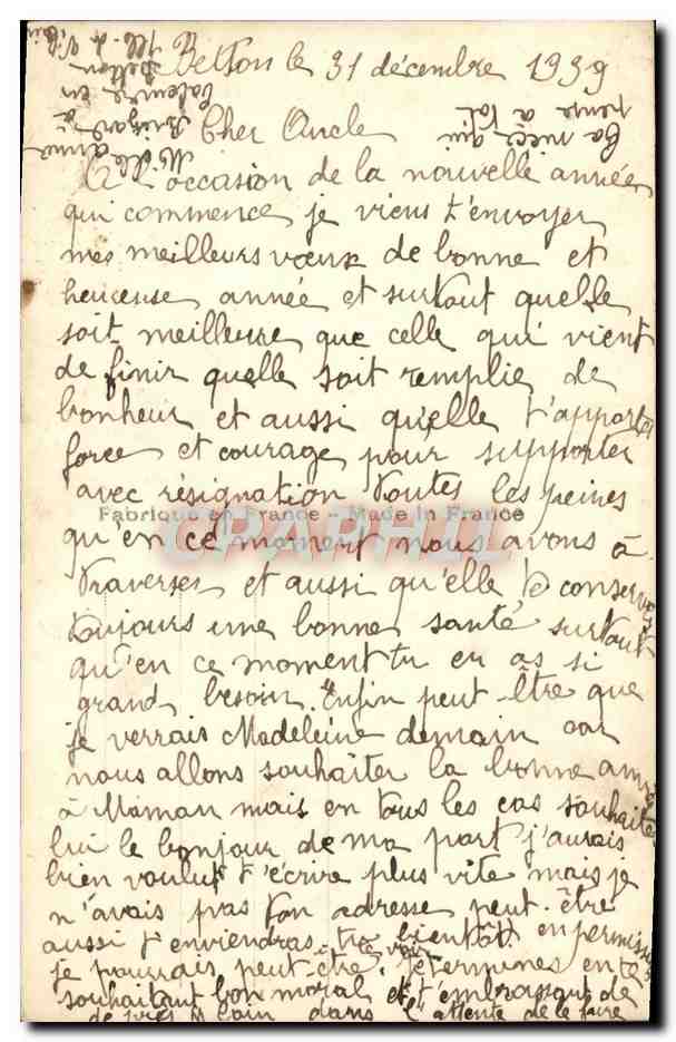 CPA Fantaisie Enfants — Rückseite