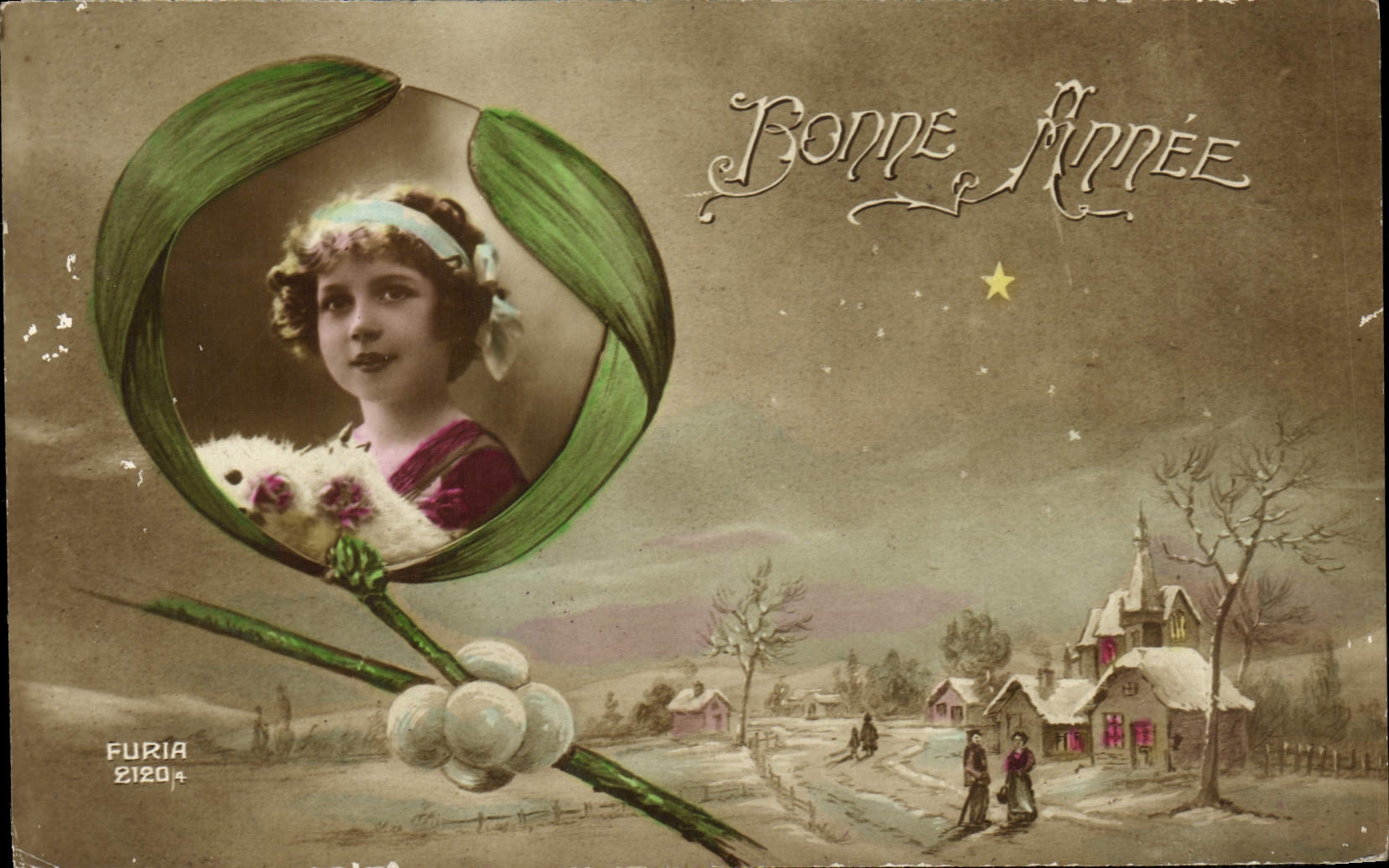 CPA Fantaisie Femme 
