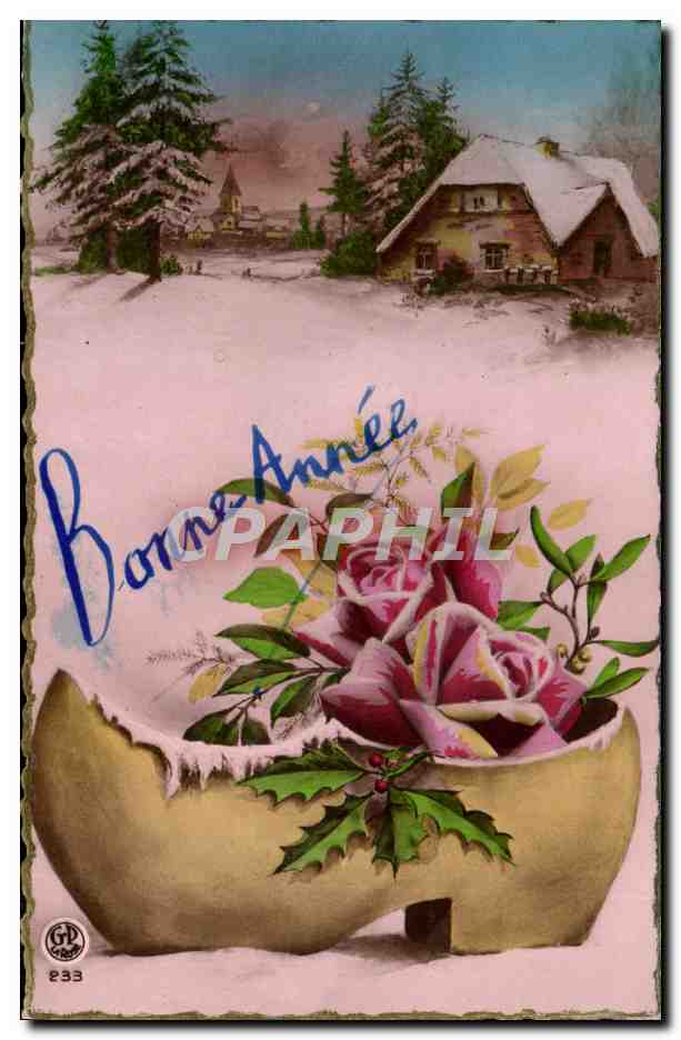 CPA Fantaisie Bonne annee