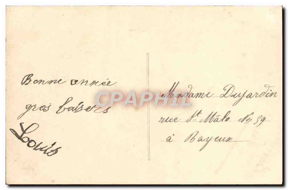 CPA Fantaisie Enfant — Rückseite