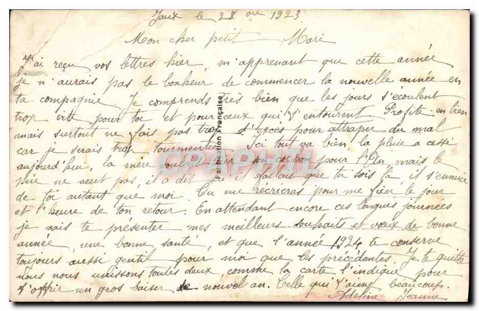 CPA Fantaisie Femmes  — Verso