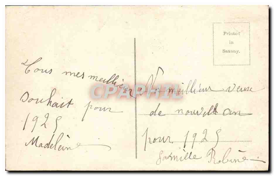CPA Fantaisie Enfants — Rückseite