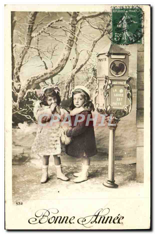 CPA Fantaisie Enfants Coq