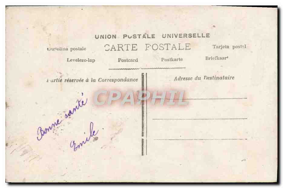 CPA Fantaisie Enfant — Rückseite