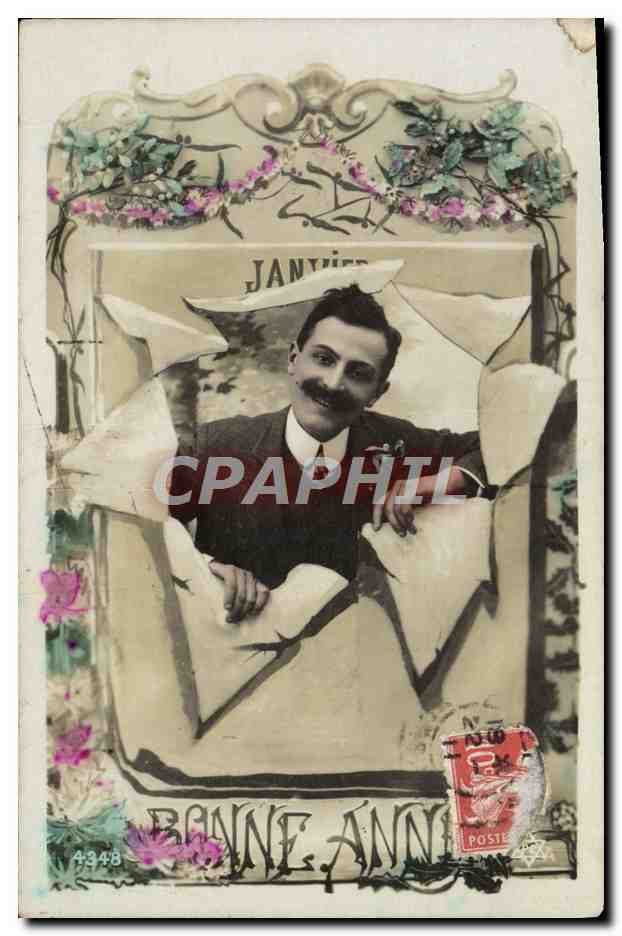 CPA Fantaisie Homme 