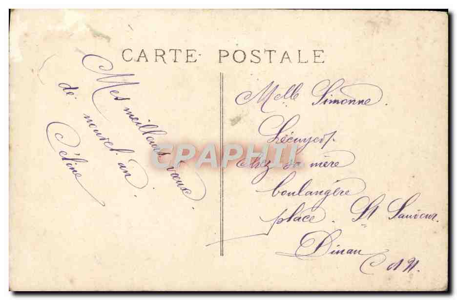 CPA Fantaisie Enfant — Verso