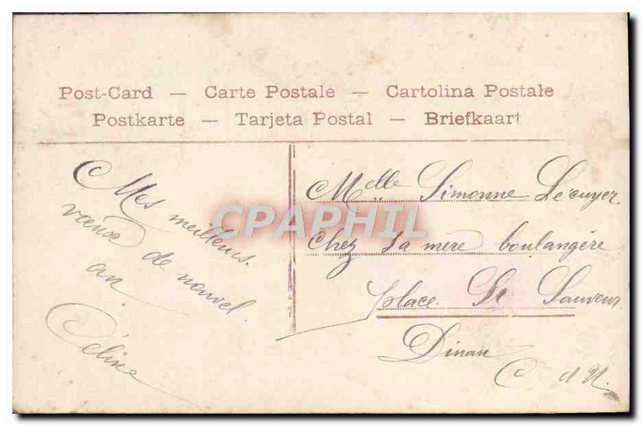 CPA Fantaisie Enfants — Verso