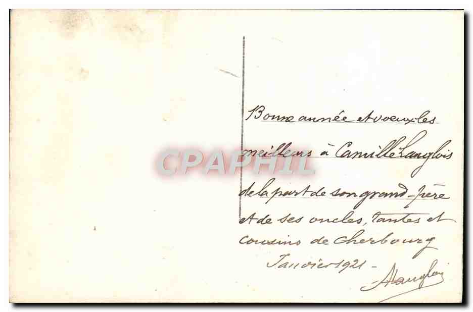 CPA Fantaisie Enfants — Rückseite