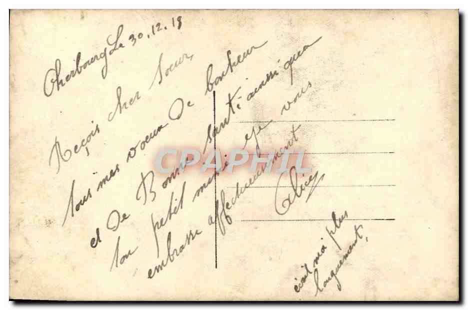 CPA Fantaisie Femme et enfant — Back