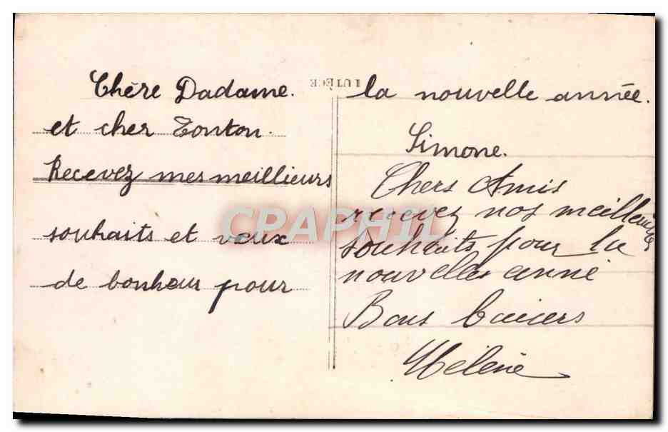 CPA Fantaisie Enfant — Verso