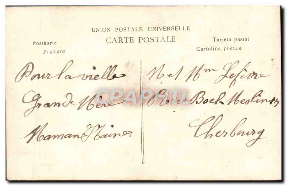 CPA Fantaisie Enfants — Rückseite