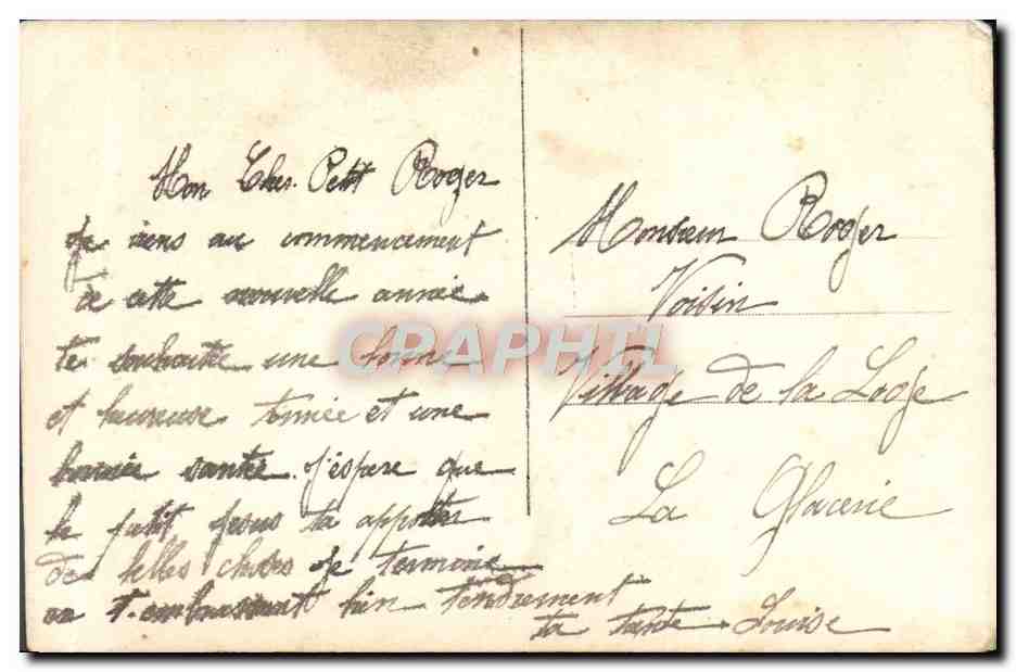 CPA Fantaisie Enfant — Rückseite