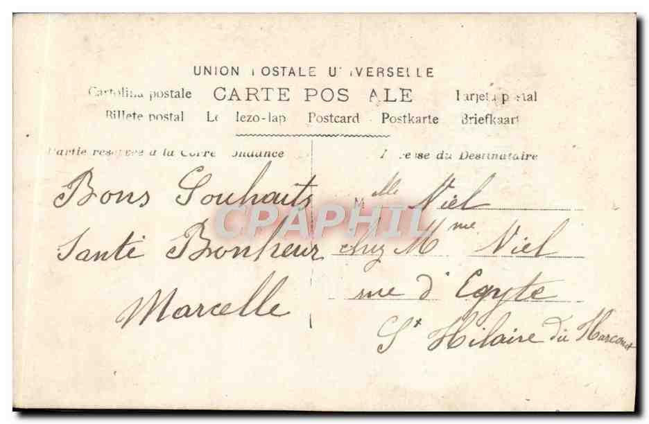 CPA Fantaisie Enfant — Rückseite