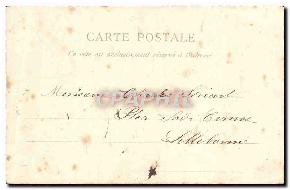 CPA Fantaisie enfant — Rückseite