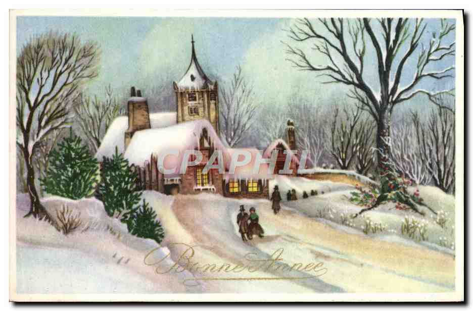 CPA Fantaisie Bonne annee