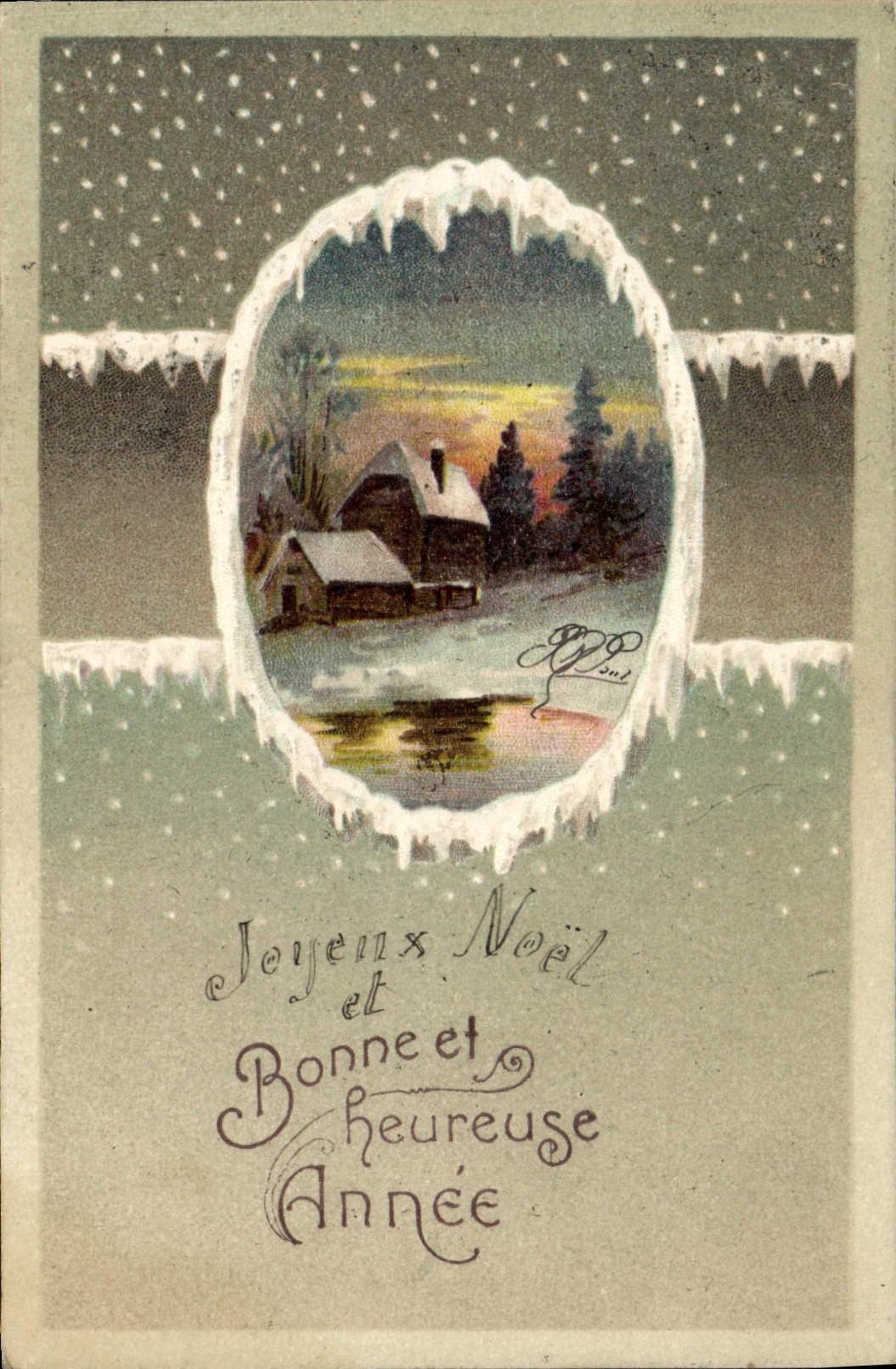 CPA Fantaisie Bonne annee