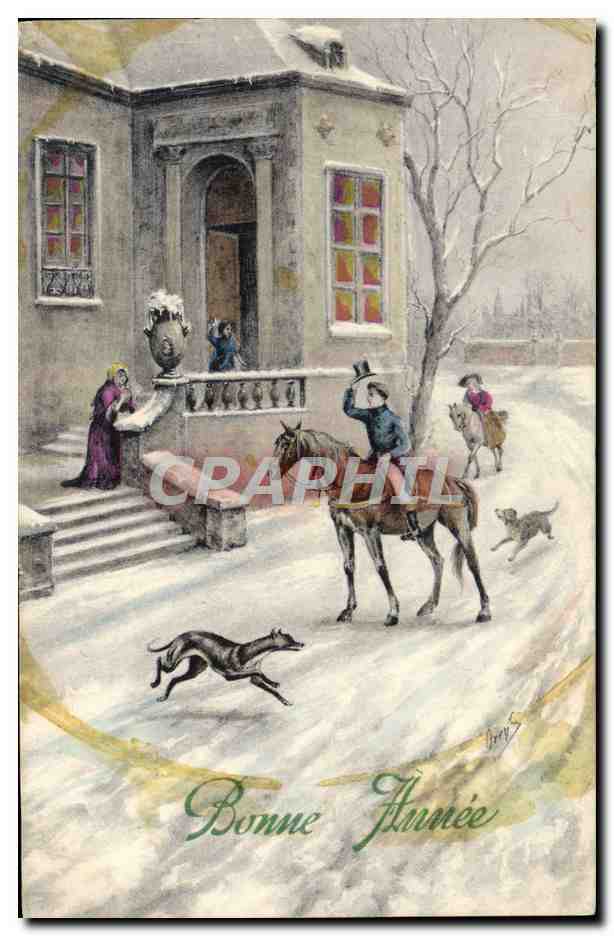 CPA Fantaisie Enfants Cavalier Cheval