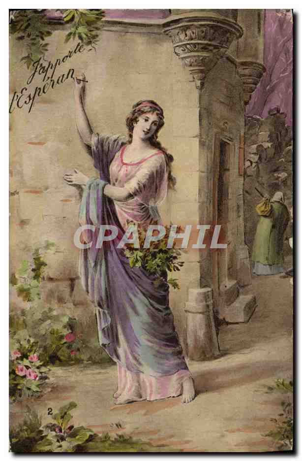 CPA Fantaisie Femme 
