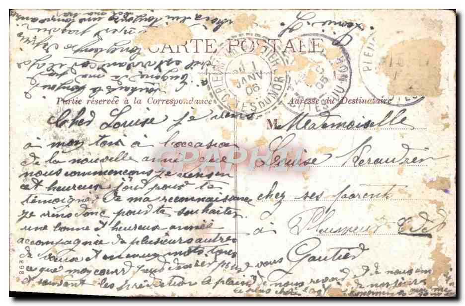 CPA Fantaisie Enfants — Verso