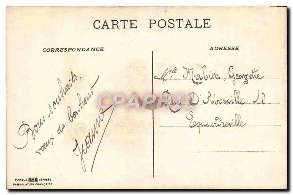 CPA Fantaisie Enfant Chat Chatons — Rückseite