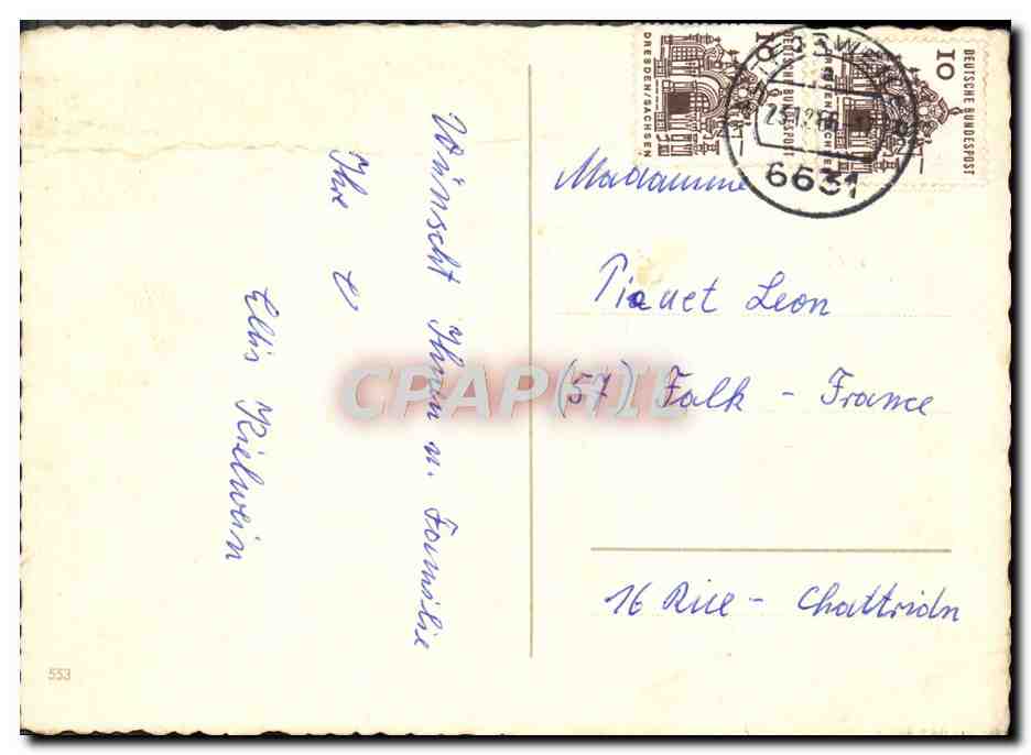 CPA Fantaisie Enfants Ange — Rückseite